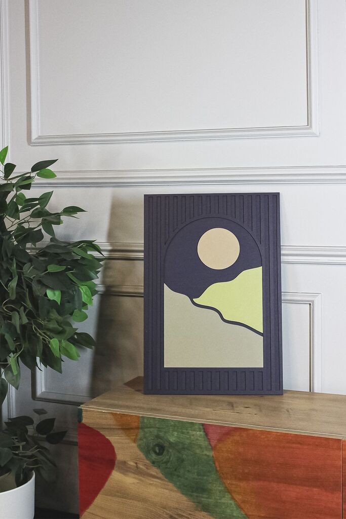 Wallity Slika Ersy3Dsunny-2030, MDF, 20x30x2 cm