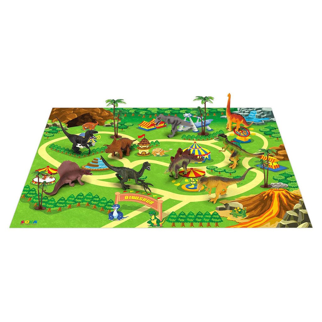 Jungle Igračka Set dinosaurusa + tepih za igru 526-K01