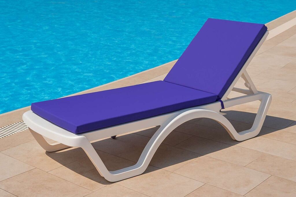 Atelier del Sofa Jastuk za ležaljku Sunny, 100x60x80 cm, Ljubičasti