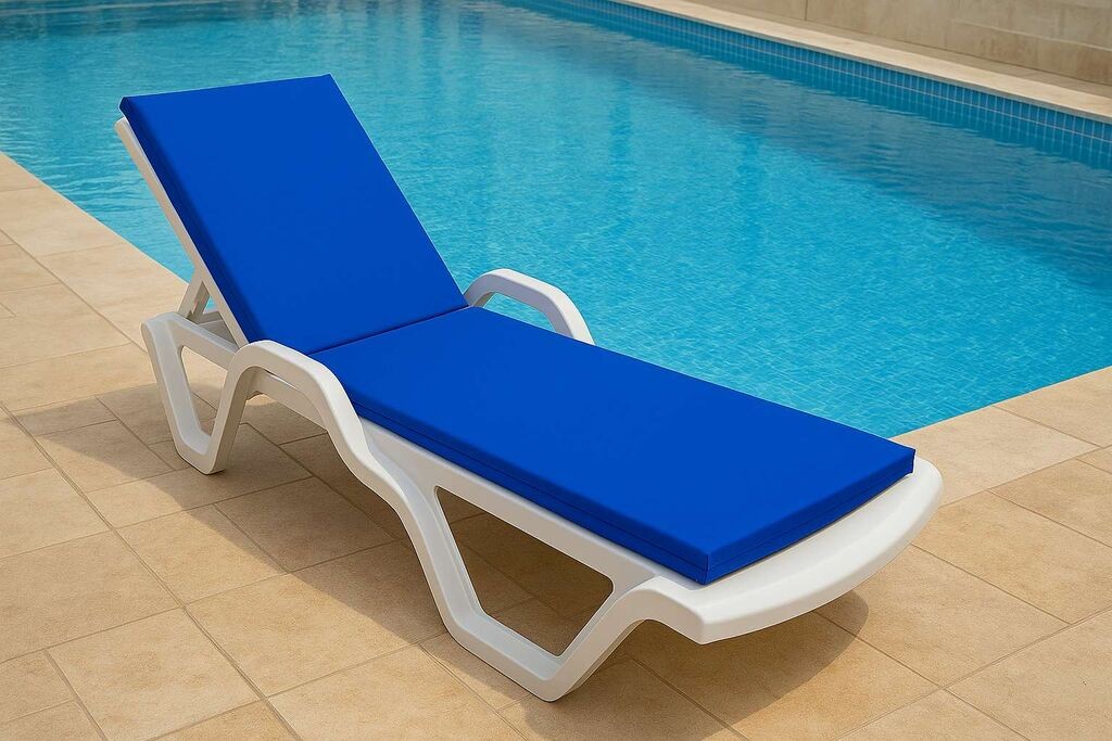 Atelier del Sofa Jastuk za ležaljku Sunny, 100x60x80 cm, Plavi