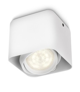 Philips Afzelia spot lampa LED, 1x4.5W, SELV, Bela