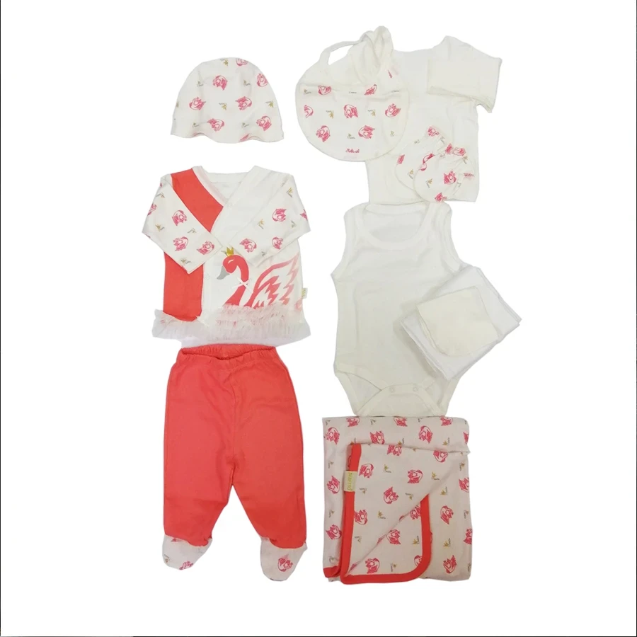 Kompletić za bebe Koral, Beli