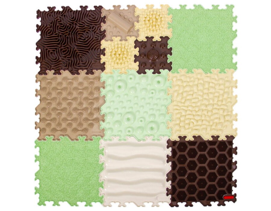 IQ Global Sporto One Ortopedska podloga za bebe Šumska staza, Šarena