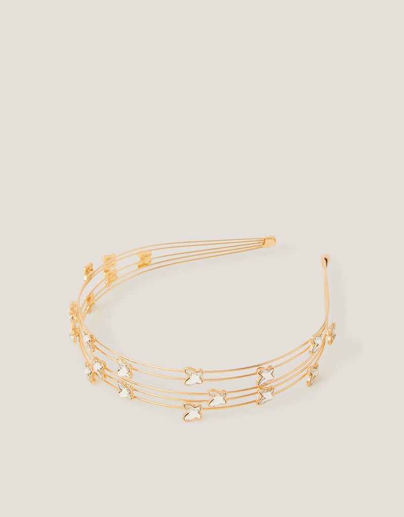 Monsoon Rajf za kosu Grace Butterfly, Zlatne boje