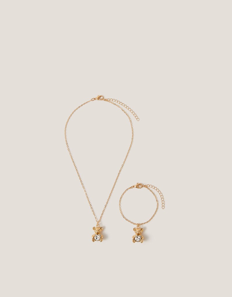 Monsoon Set za devojčice, Ogrlica i narukvica, Zlatne boje