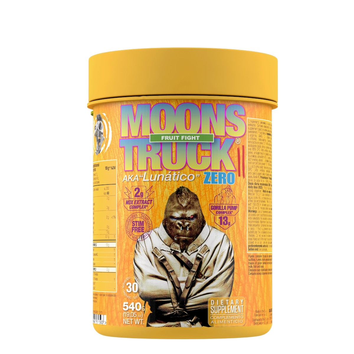 Zoomad Labs Predtrenažna formula Moons Truck II Zero Fruit Fight, 540g