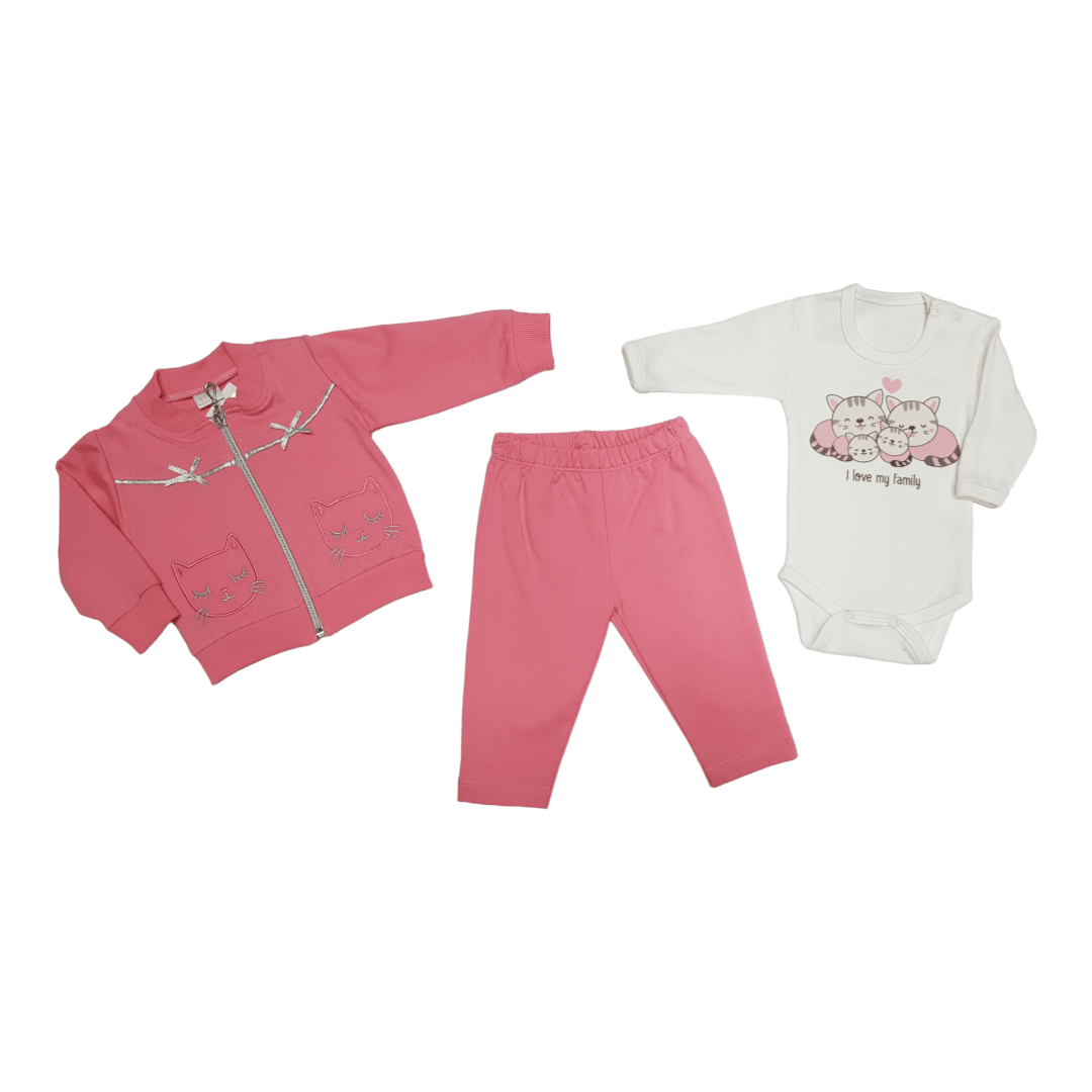 HAJDI BABY Komplet za bebe, Ružičasti