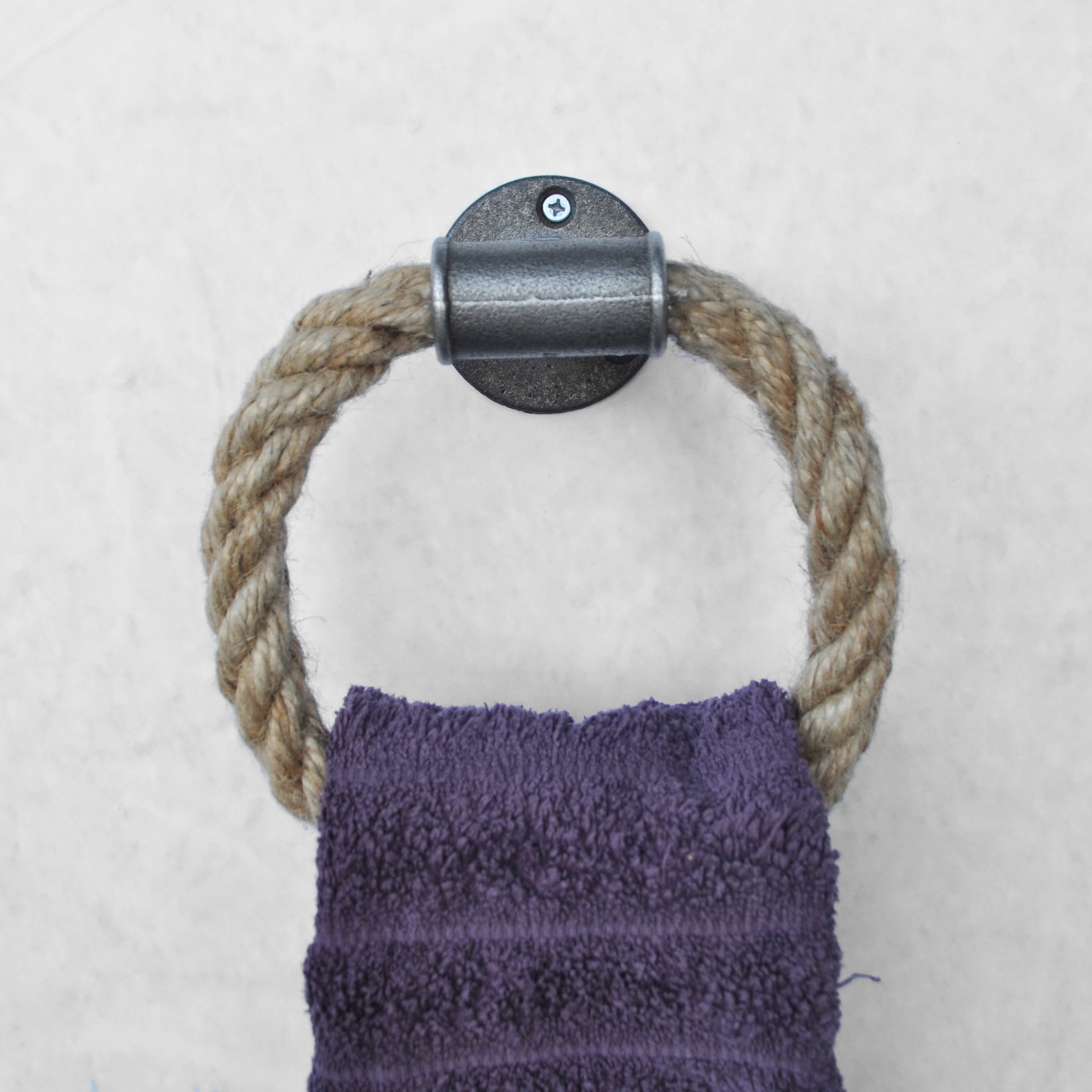 Hanah Home Držač peškira Sivi