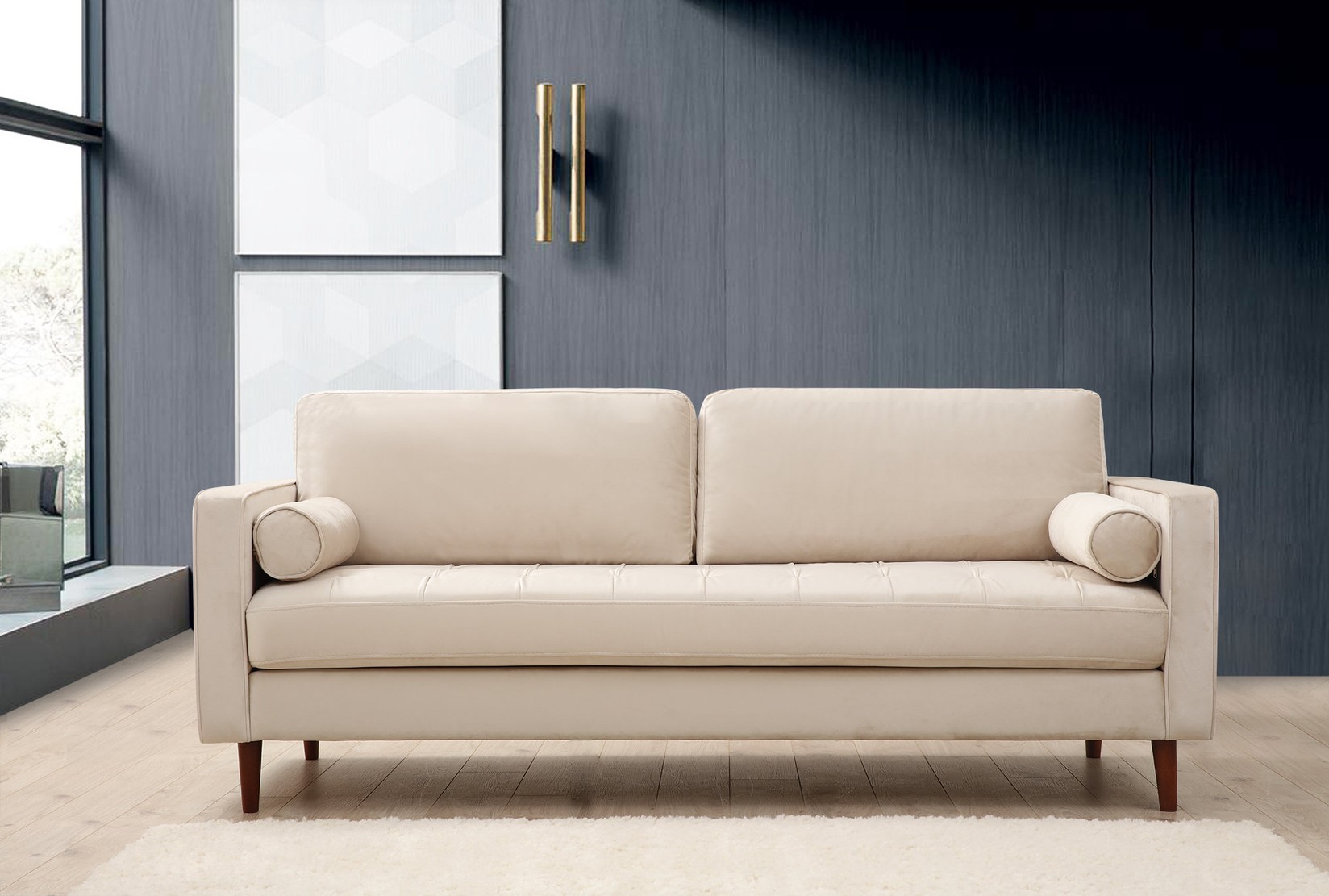 Atelier del Sofa Trosed Rome 90x70x215cm Bež