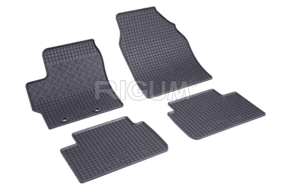 Rigum Tipske gumene patosnice za Toyota Yaris 2020, Crne
