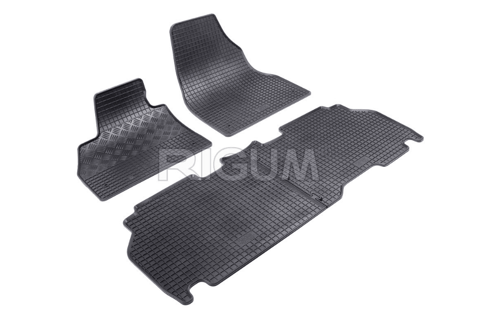 Rigum Tipske gumene patosnice za Renault Kangoo 5M 2008, Crne