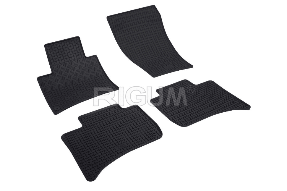 Rigum Tipske gumene patosnice za Volkswagen Tiguan Allspace 2017, Crne