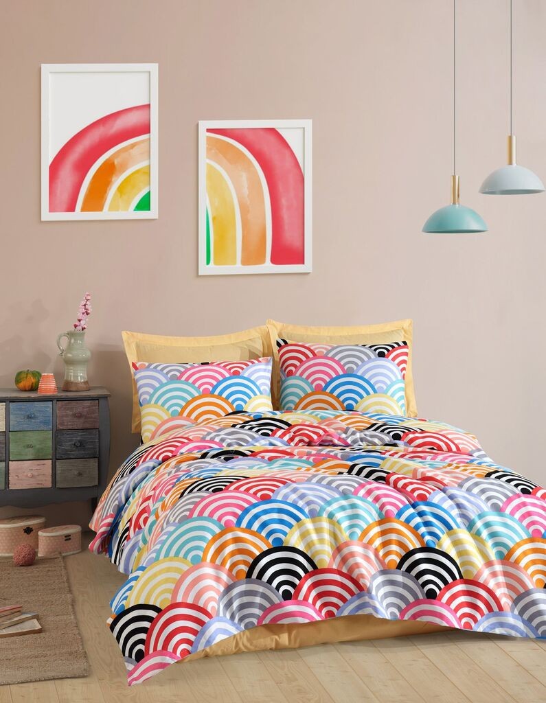 L'essentiel Maison Set Prekrivač i jasučnice Gokkusagi, 200 x 230 cm, Šareni