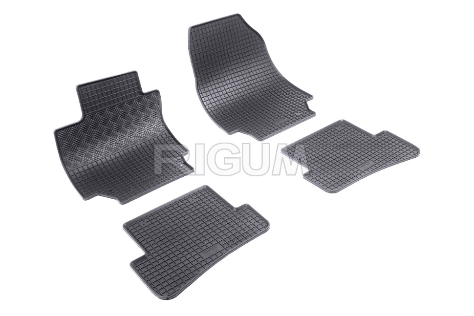 Rigum Tipske gumene patosnice za Renault Captur 2013, Crne