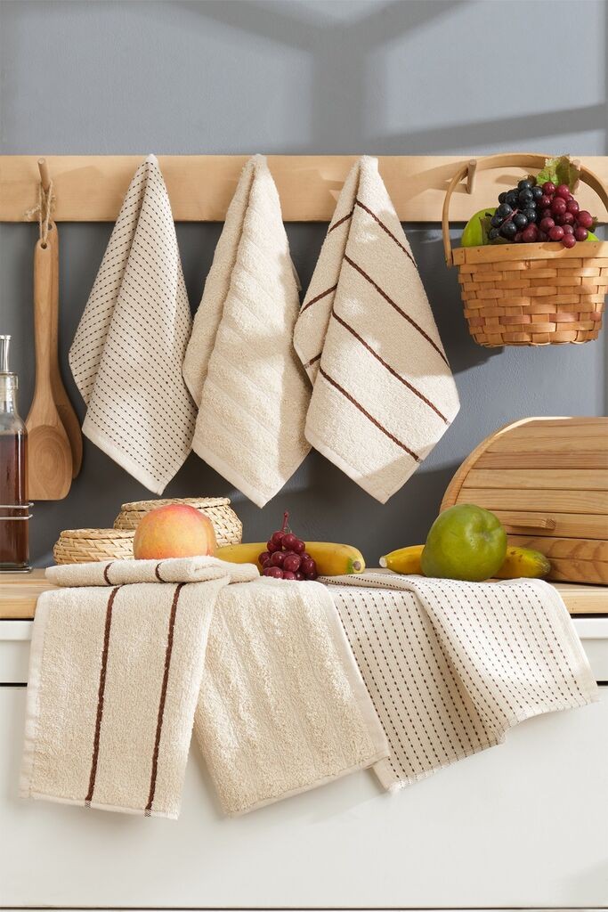 L'essentiel Maison Set Peškira za ruke Sofya, 30 x 50 cm,Bež