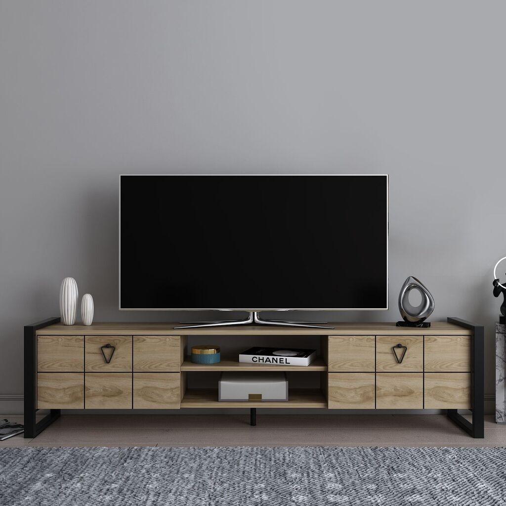 Hanah Home TV Komoda Mila, 184x45x34 cm, Hrast