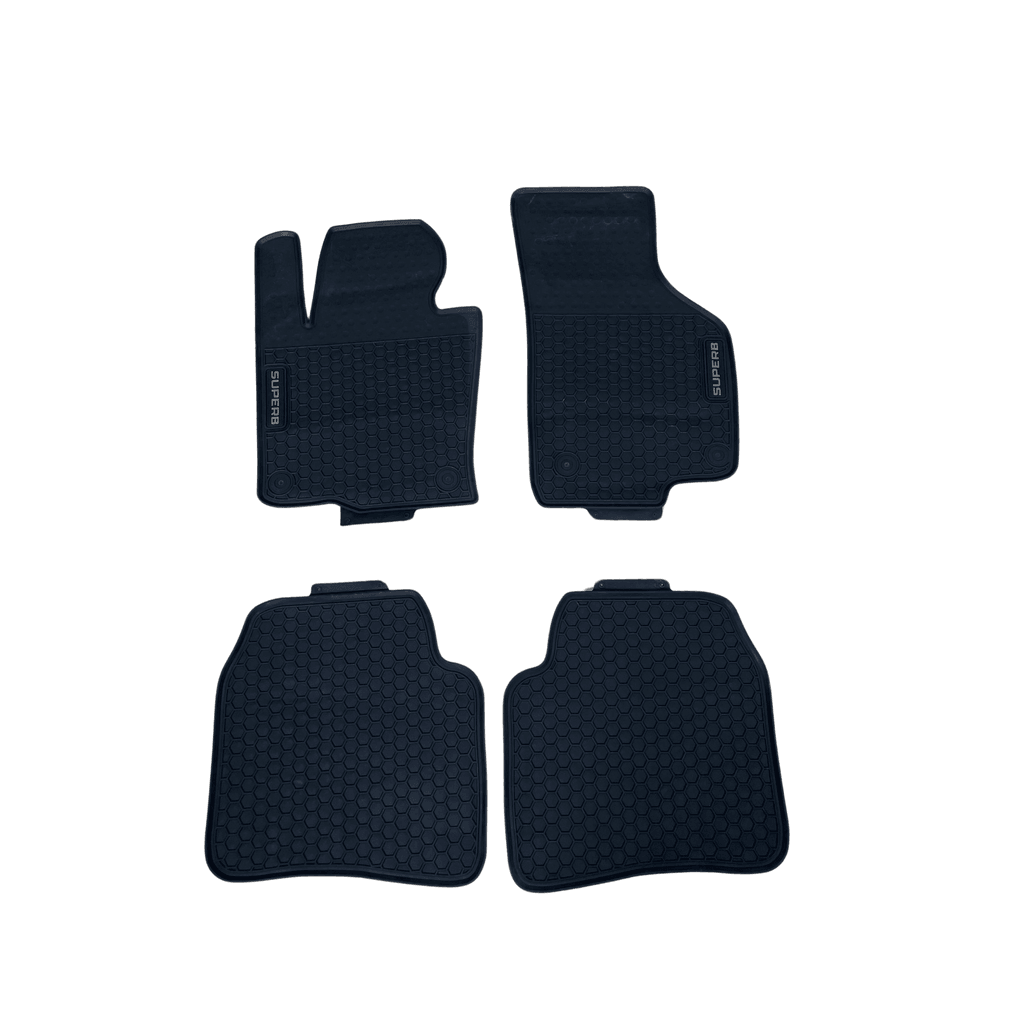 Schweizer Tipske gumene patosnice za Škoda Skoda Superb 2008+, Crne