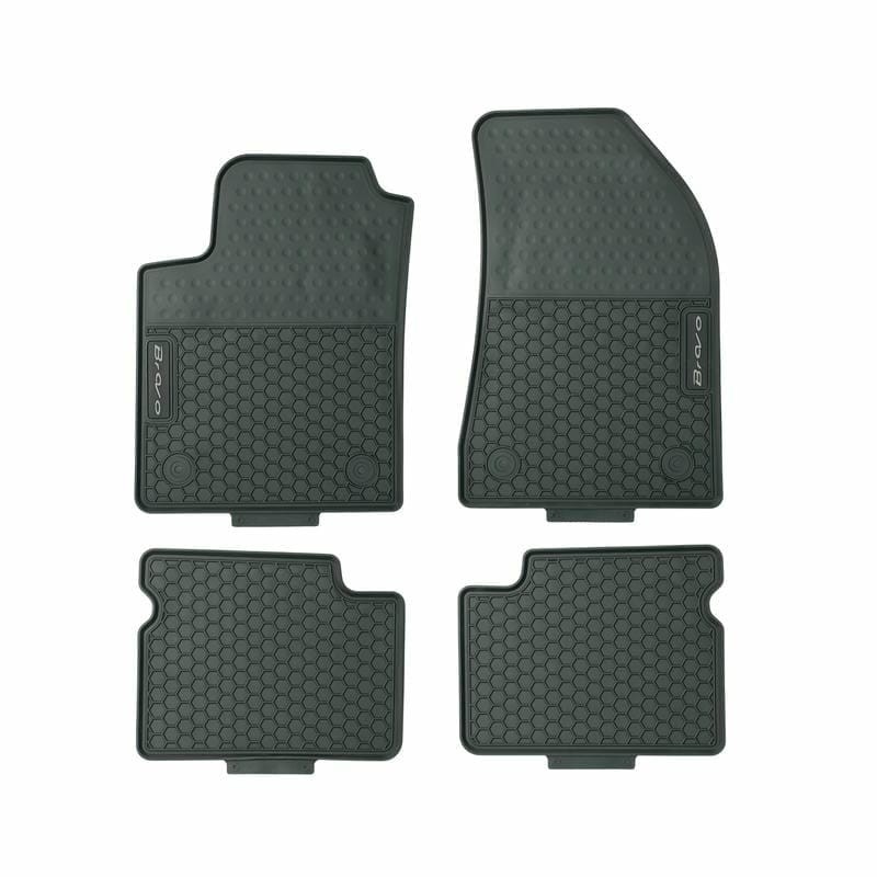 Schweizer Tipske gumene patosnice za Fiat 1 Tipo 2016+, Crne