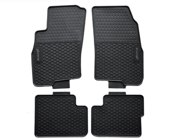 Schweizer Tipske gumene patosnice za Fiat 1 Panda 2012+, Crne