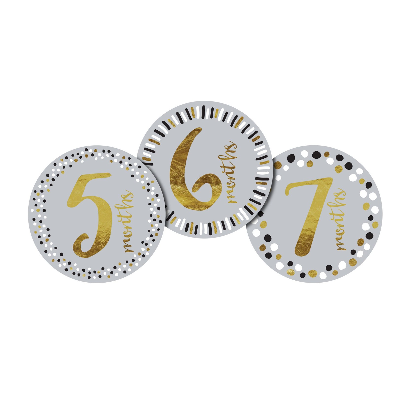 PEARHEAD Nalepnice Moja prva godina, Sive