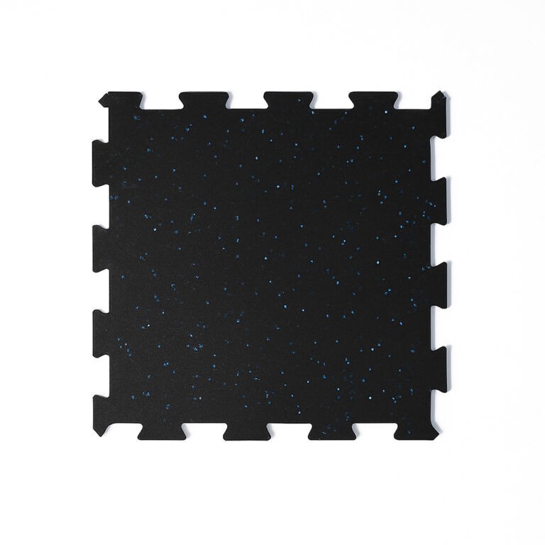 Una-Zorčić Gumena podna puzla sa flekicama 100×100cm, Crno-plava