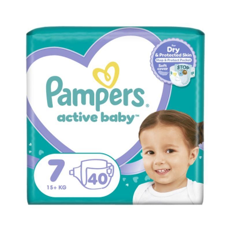 Pampers Pelene Active Baby 7, 15+kg, 40/1