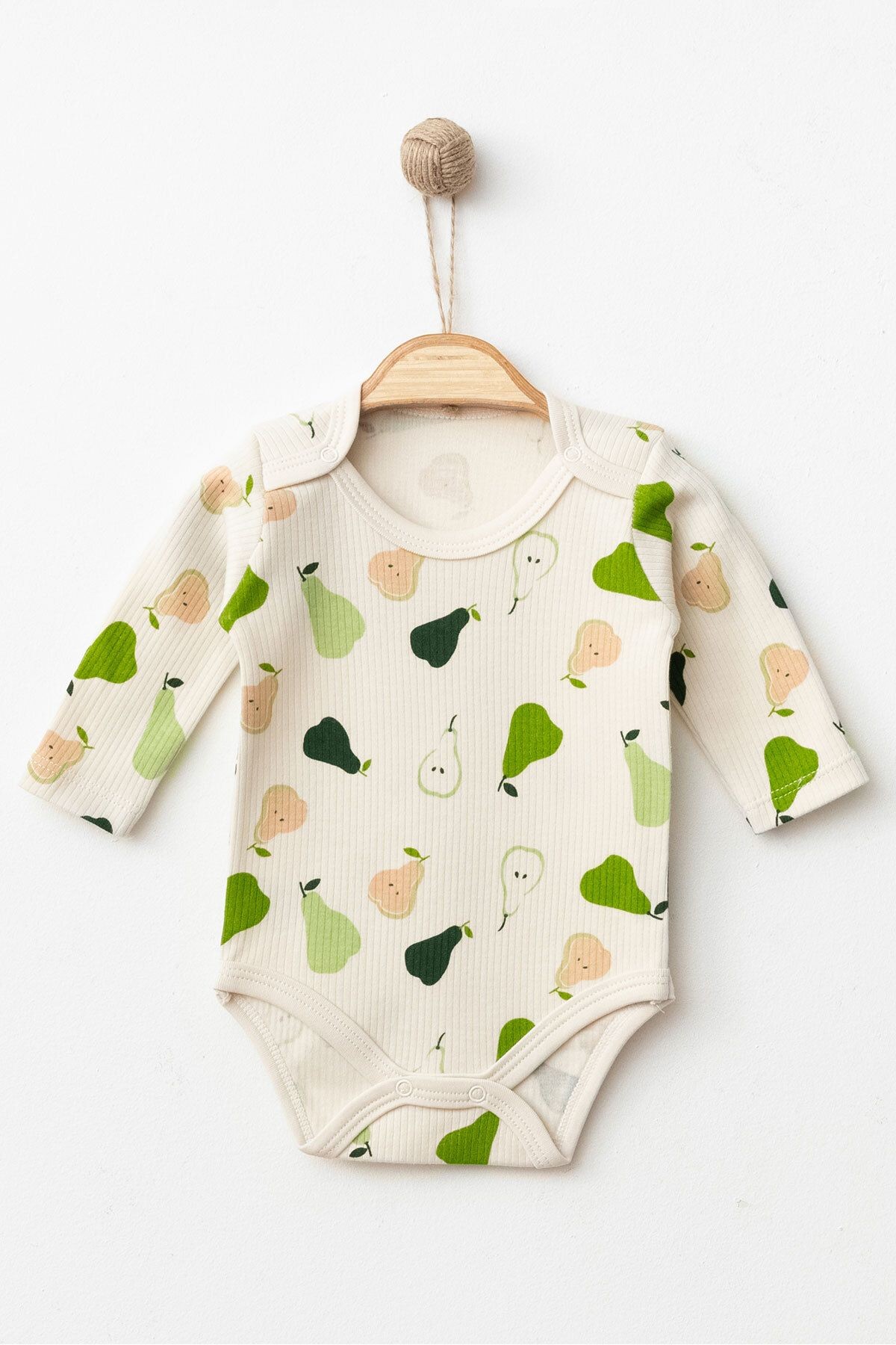 VRABAC Bodi za bebe dugih rukava 247786, Beli