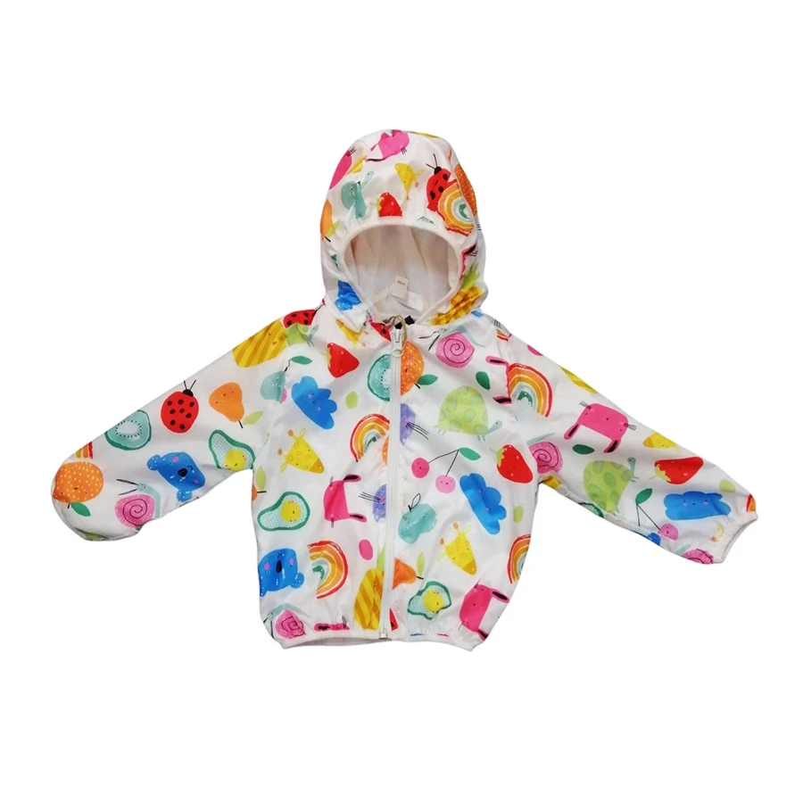 VRABAC Jakna za devojčice Voće 22976, Bela