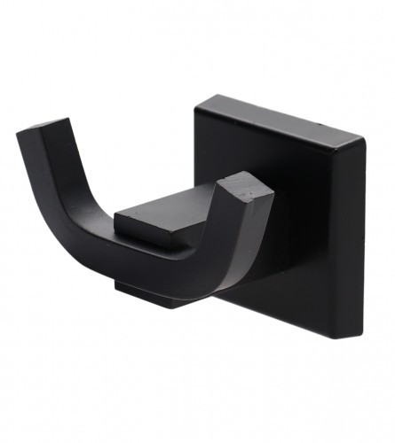 TEKNO-TEL Kukica za kačenje dupla mg336c, Crna