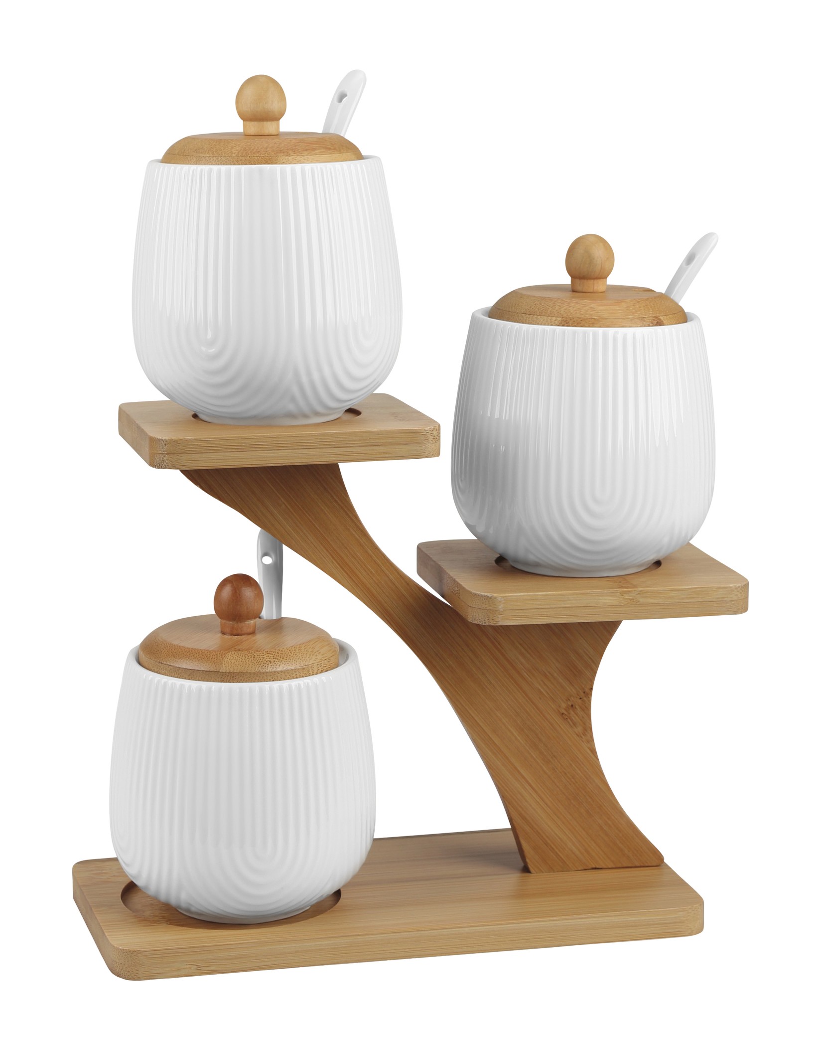 FG HAUS Kuhinjski set činija BR2405S, Beli