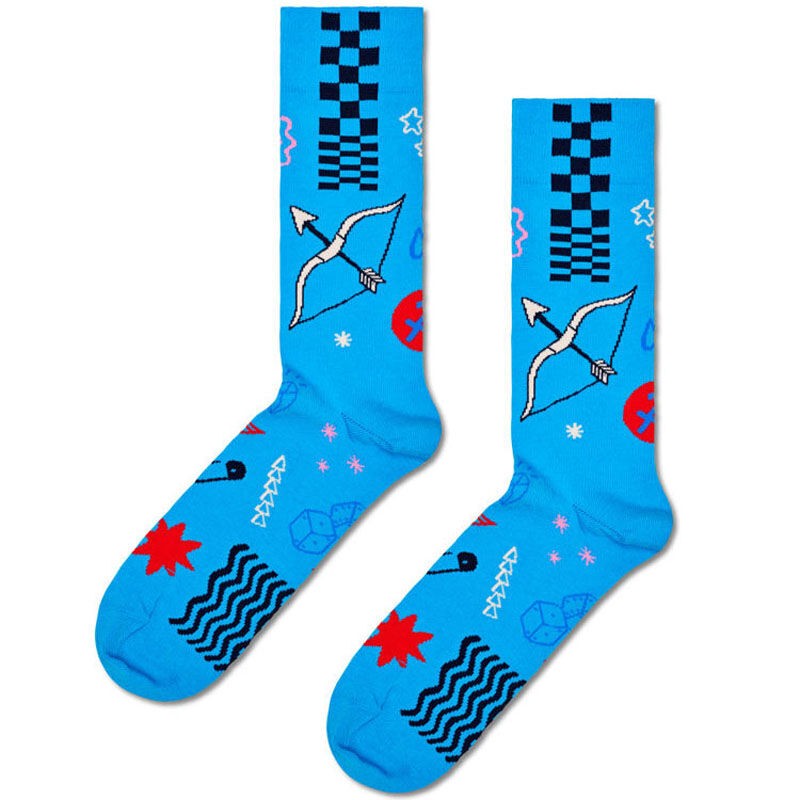 Happy Socks Unisex čarape Sagittarius, Plave