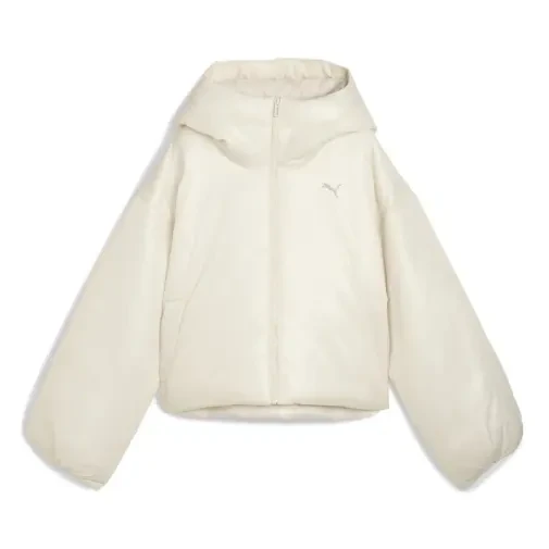 Puma Ženska jakna Wardrobe Ess Shiny, Bela
