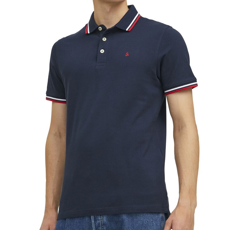 Jack & Jones Muška majica Paulos Polo Ss Noos, Teget