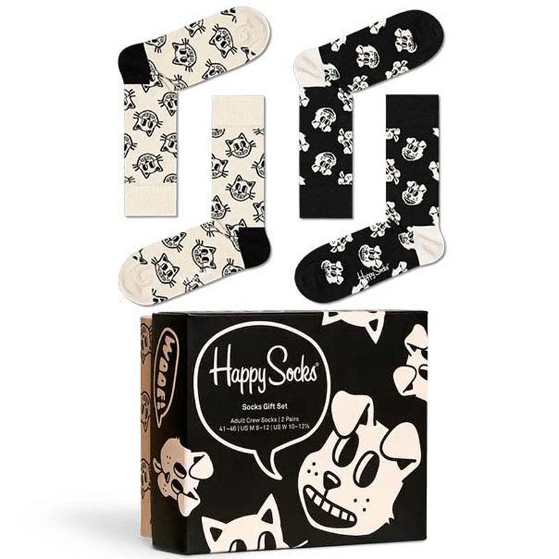 Happy Socks Ženske čarape Lfs Xpts02_9100 Pets Socks Gift Set, 2 para