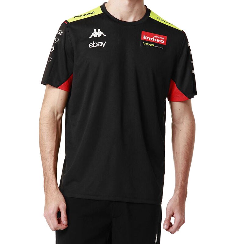 Kappa Muška majica Amirymone Vr46, Crna