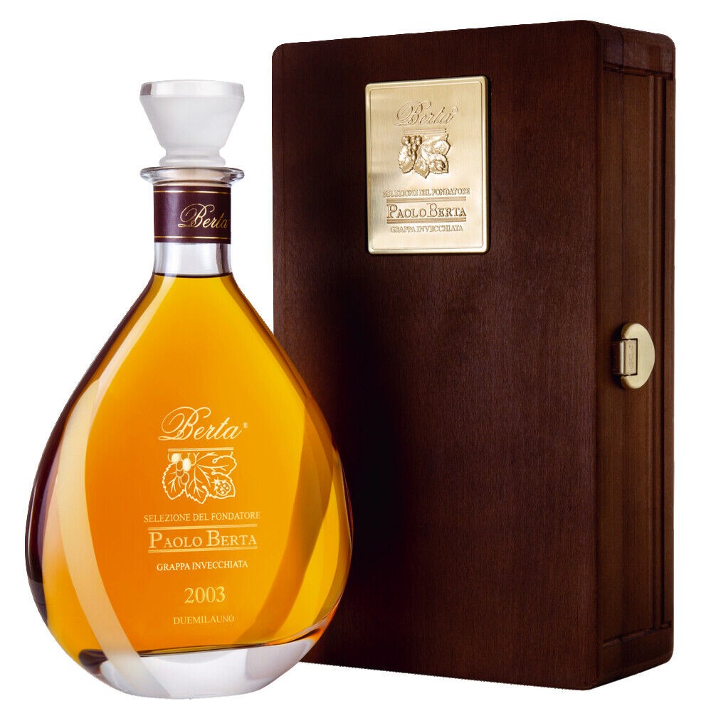 Berta Rakija Paolo Berta Gift Wooden Box, 0.7l