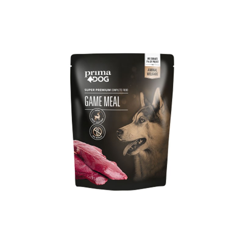 PRIMADOG Vlažna hrana za pse, Divljač, 260 g