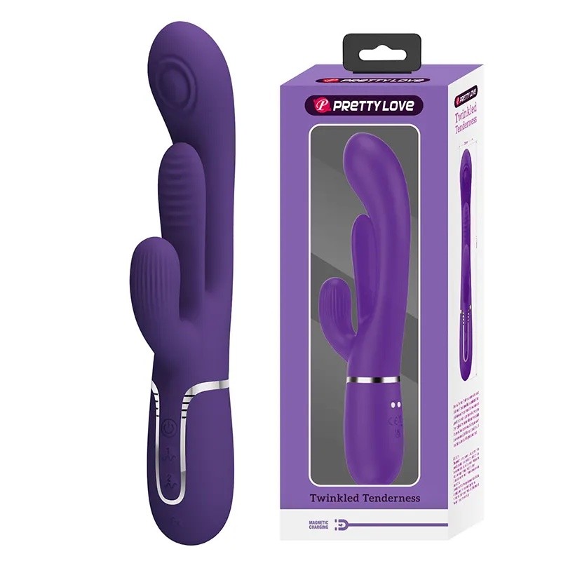 Vibrator Shania, 3 u 1, 22.2cm