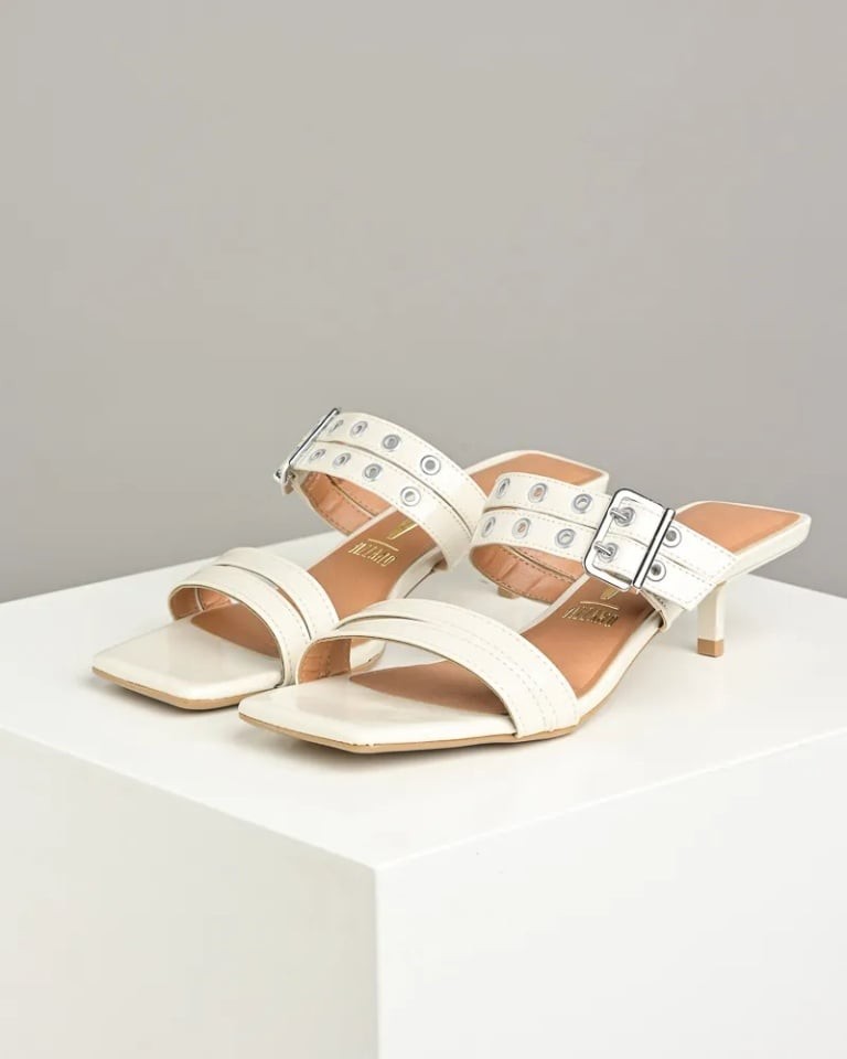 Vizzano Ženske papuče na štiklu 6518.103.13488, Bele