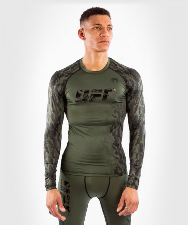 Venum Muška majica dugih rukava UFC Authentic Fight Week, Zelena