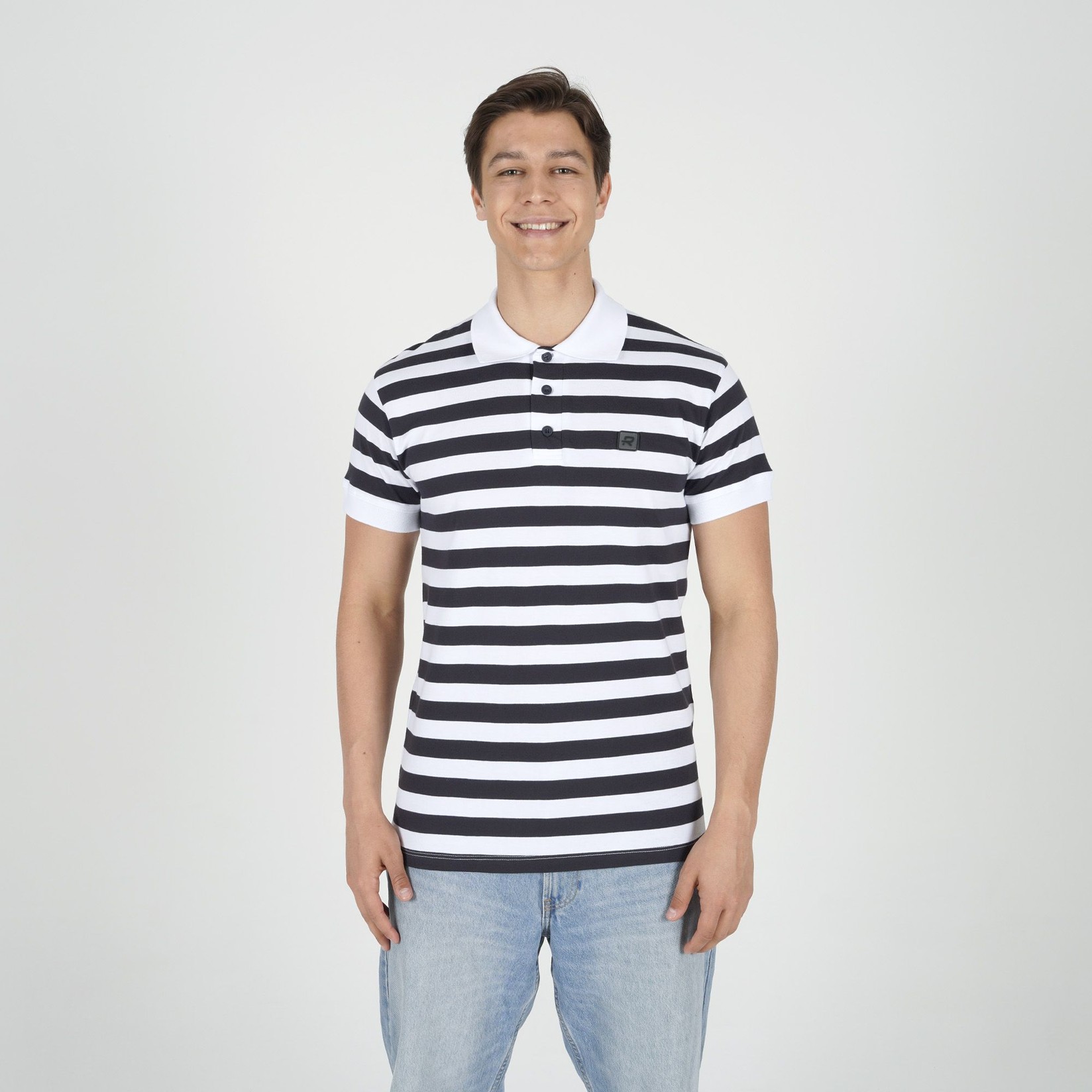 Rang Muška polo majica Maddox M, Teget-bela