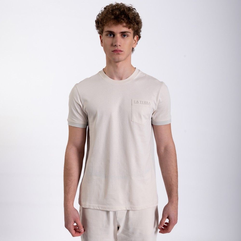 La Terra Muška majica libero M, Bež