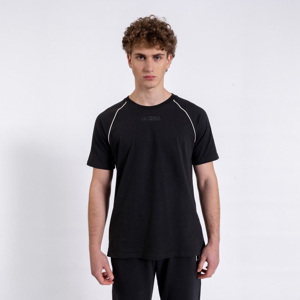 La Terra Muška majica forte M, Crna