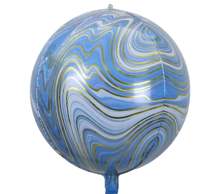 Prestige Orbz Folija balon Mermerni, Plavi, 56cm