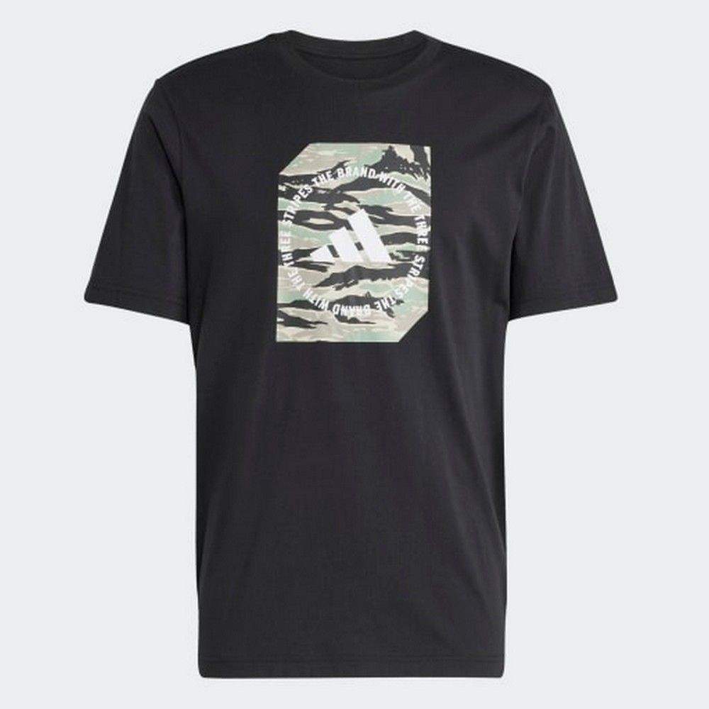 Adidas Muška majica m c camo box t  M, Crna