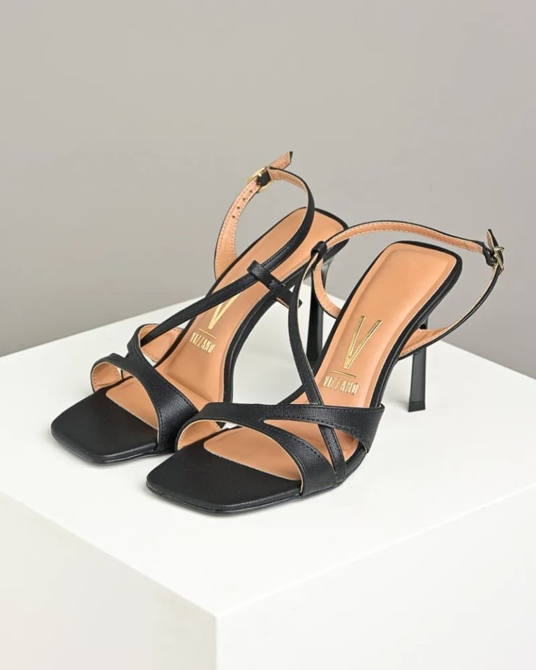 Vizzano Ženske sandale na štiklu 6516.102.7286, Crne