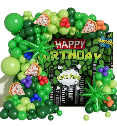 Prestige Set balona Pizza, Zeleni