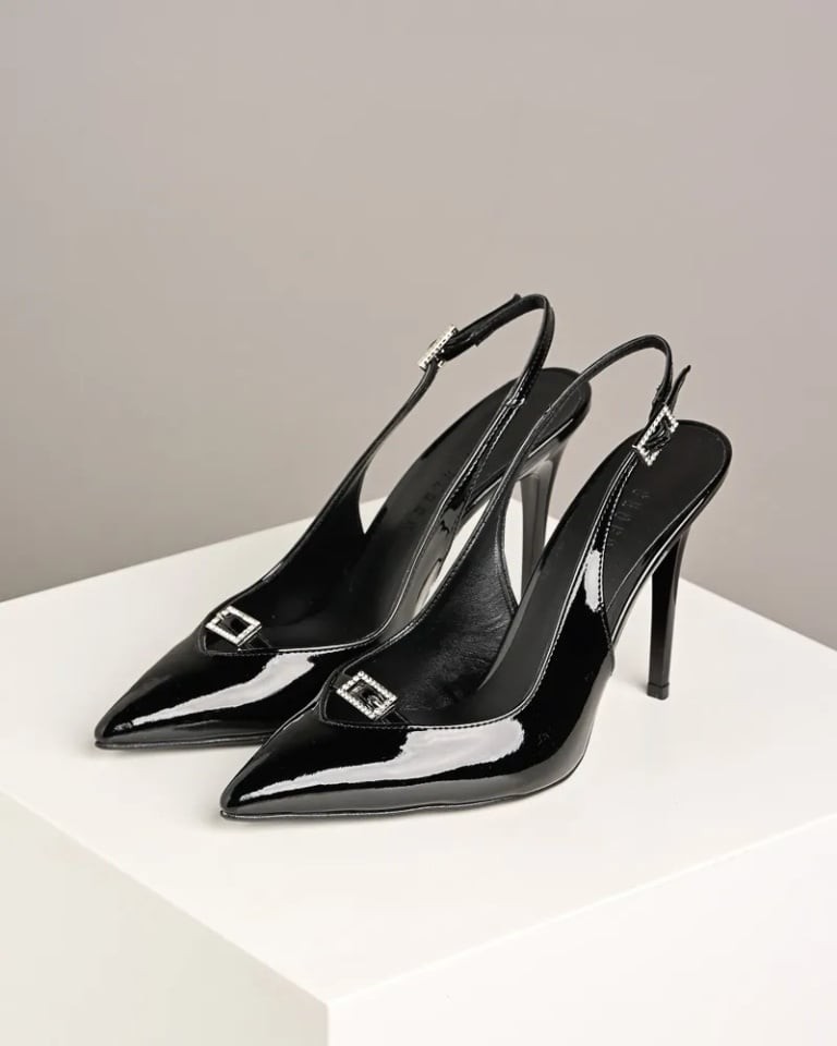 Shoeberry Ženske cipele na štiklu 5413, Crne