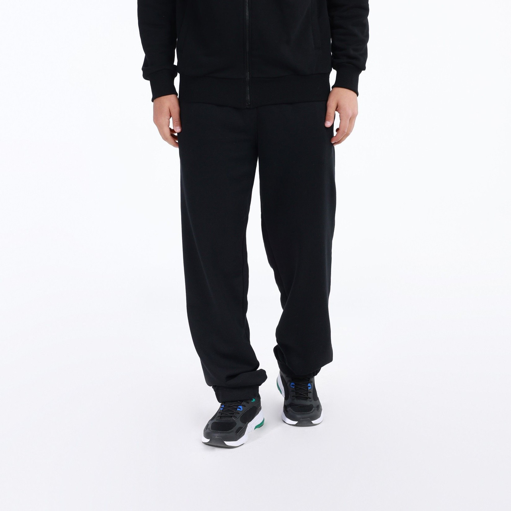 Rang Muški donji deo trenerke Rick M, Crni