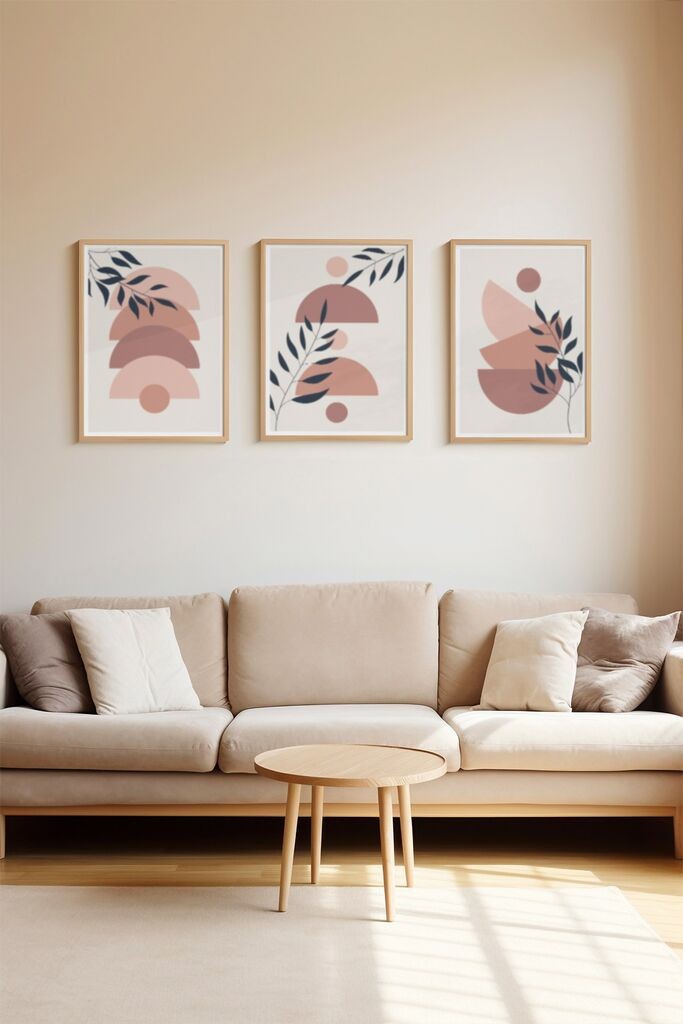 Wallity Slika 3Dartsoho95, 3 dela, 33 x 48 cm